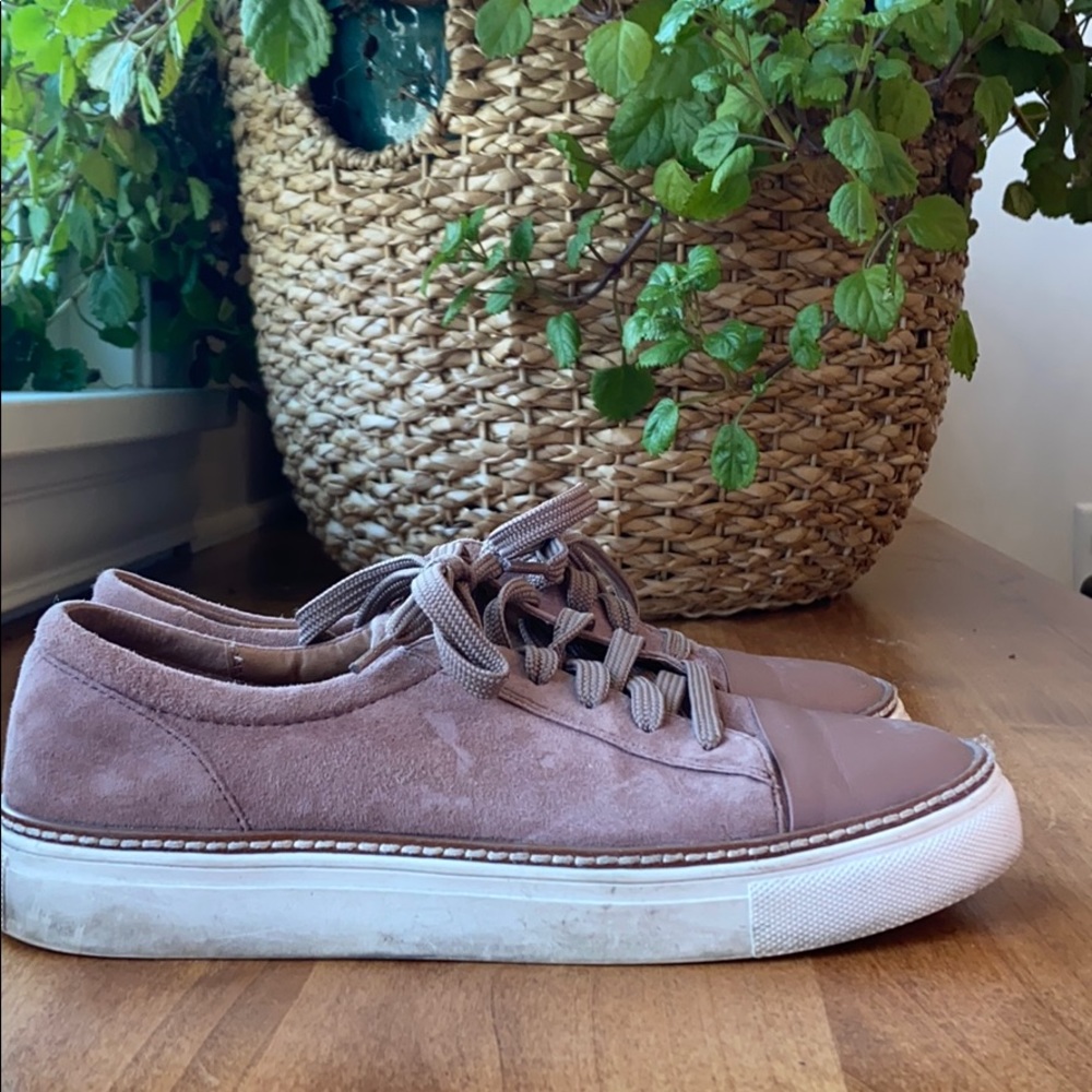 Rose Caslon suede sneakers